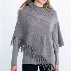 Kinross Cashmere - poncho NWT